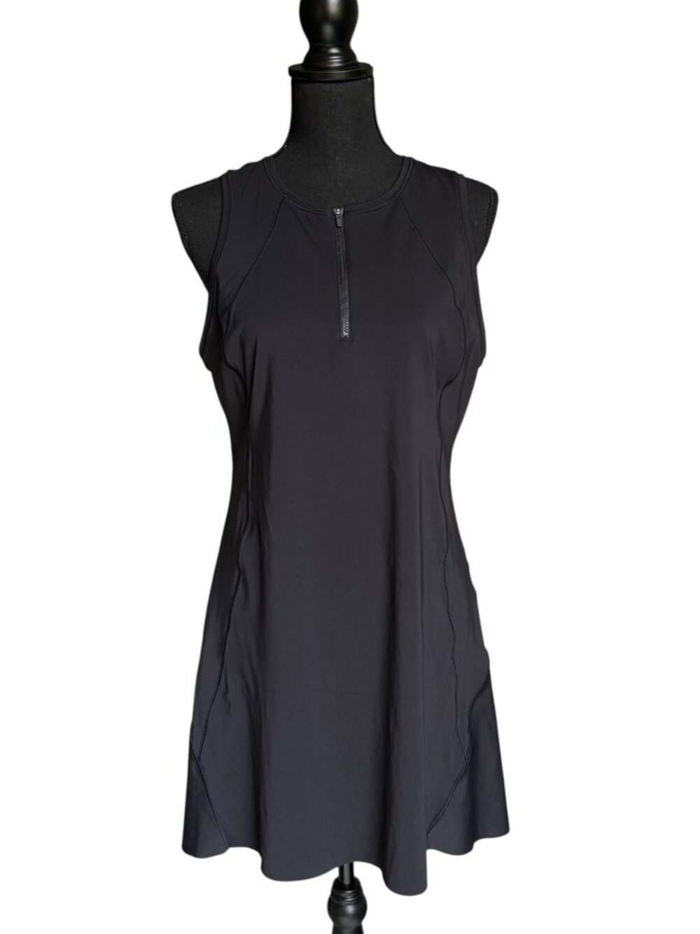 Athleta Ace Tennis Dress (Black) - Large